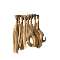 Středoevropské blond vlasy 20-28 cm - volný cop 500g